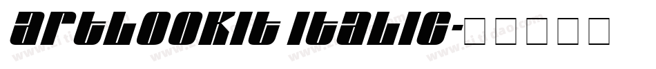 ArtlookIT Italic字体转换